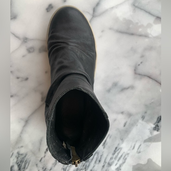 FIORENTINI + BAKER Black Leather Sneaker Shoe, Size 36.5, Excellent Condition - Picture 3 of 14